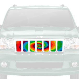 Dirty Acres® - 1-Pc Tie Dye Style Perforated Main Grille