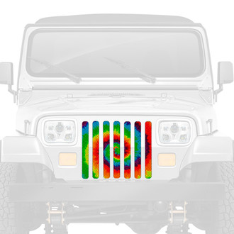 Dirty Acres® - 1-Pc Tie Dye Style Perforated Main Grille