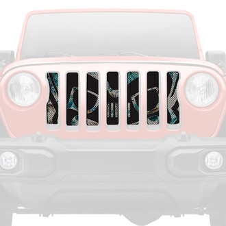 Dirty Acres® - 1-Pc Tiki Bob - Blue Hawaii Style Perforated Main Grille