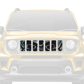 Dirty Acres® - 1-Pc Tiki Bob - Blue Hawaii Style Perforated Main Grille