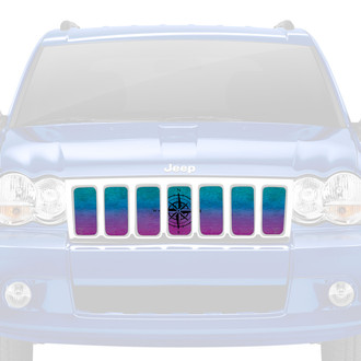 Dirty Acres® - 1-Pc Ombre Compass Style Perforated Main Grille