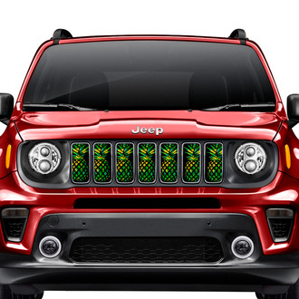 Dirty Acres® - 1-Pc Tropical Pineapples Style Perforated Main Grille