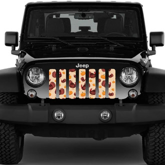 Dirty Acres® - 1-Pc Turkey Day Style Perforated Main Grille