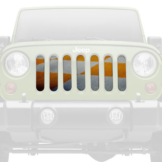 Dirty Acres® - 1-Pc Vols End Zone Style Perforated Main Grille
