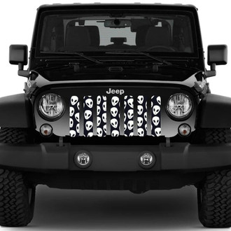 Dirty Acres® - 1-Pc Aliens Style Perforated Main Grille
