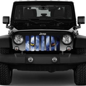 Dirty Acres® - 1-Pc Wolf Eyes Style Perforated Main Grille