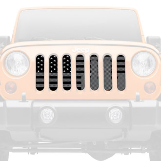 Dirty Acres® - 1-Pc World Trade Center Tribute American Flag Style Perforated Main Grille