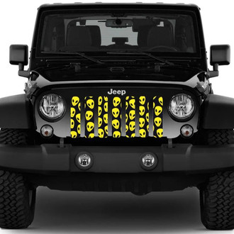 Dirty Acres® - 1-Pc Aliens Style Perforated Main Grille
