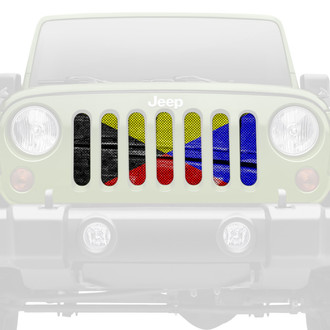 Dirty Acres® - 1-Pc Zulu Maritime Flag Style Perforated Main Grille