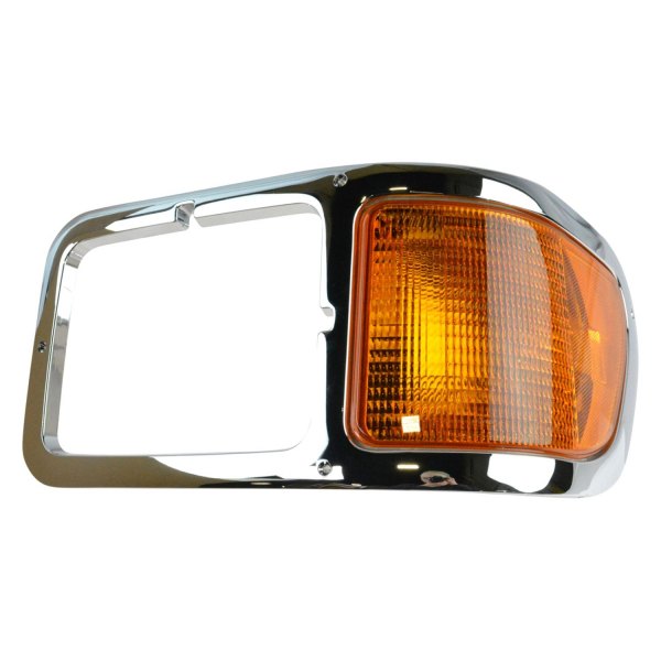 DIY Solutions® - Driver Side Chrome Headlight Bezel with Turn Signal/Corner Light