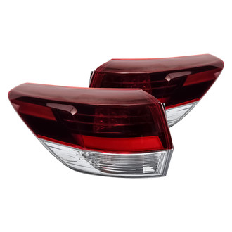 DIY Solutions® - Driver and Passenger Side Outer Replacement Tail Lights
