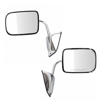 DIY Solutions® - Driver and Passenger Side Manual View Mirror Set (Foldaway)