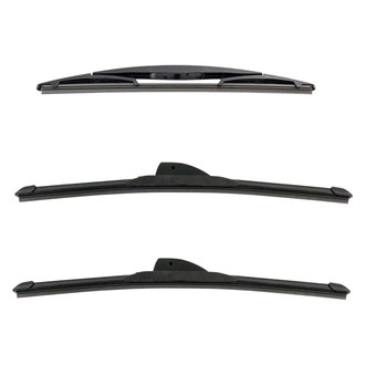 DIY Solutions® - Driver (16"), Passenger Side (16") and Rear (12") Black Wiper Blade Set