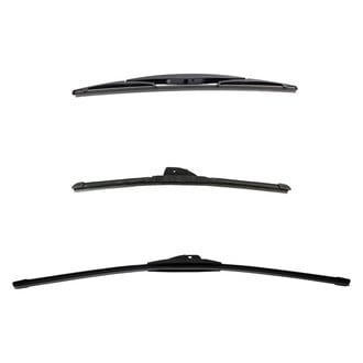 DIY Solutions® - Driver (24"), Passenger Side (17") and Rear (14") Black Wiper Blade Set