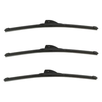 DIY Solutions® - Driver (18"), Passenger Side (18") and Rear (18") Black Wiper Blade Set