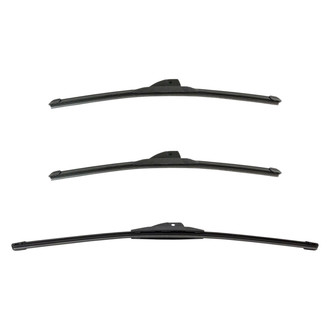 DIY Solutions® - Driver (19"), Passenger Side (19") and Rear (22") Black Wiper Blade Set
