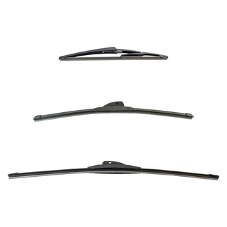 DIY Solutions® - Driver (21"), Passenger Side (19") and Rear (12") Black Wiper Blade Set