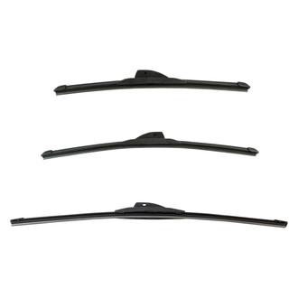 DIY Solutions® - Driver (21"), Passenger Side (19") and Rear (15") Black Wiper Blade Set