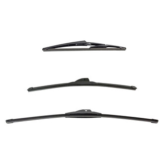 DIY Solutions® - Driver (22"), Passenger Side (19") and Rear (12") Black Wiper Blade Set
