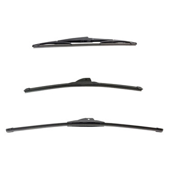 DIY Solutions® - Driver (22"), Passenger Side (19") and Rear (14") Black Wiper Blade Set