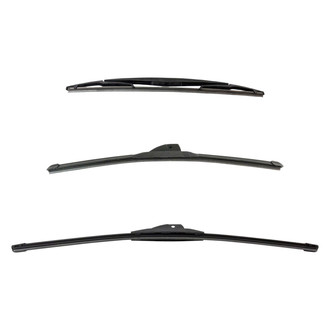 DIY Solutions® - Driver (22"), Passenger Side (19") and Rear (16") Black Wiper Blade Set