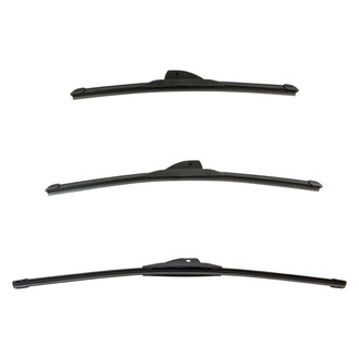 DIY Solutions® - Driver (22"), Passenger Side (19") and Rear (15") Black Wiper Blade Set