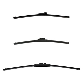 DIY Solutions® - Driver (24"), Passenger Side (19") and Rear (12") Black Wiper Blade Set