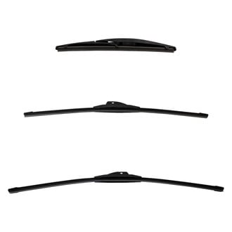 DIY Solutions® - Driver (24"), Passenger Side (21") and Rear (10") Black Wiper Blade Set