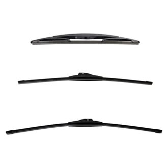 DIY Solutions® - Driver (24"), Passenger Side (21") and Rear (12") Black Wiper Blade Set
