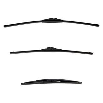 DIY Solutions® - Driver (24"), Passenger Side (21") and Rear (14") Black Wiper Blade Set