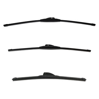 DIY Solutions® - Driver (24"), Passenger Side (21") and Rear (16") Black Wiper Blade Set