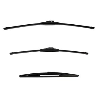 DIY Solutions® - Driver (24"), Passenger Side (22") and Rear (14") Black Wiper Blade Set