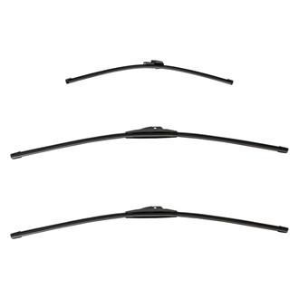 DIY Solutions® - Driver (28"), Passenger Side (28") and Rear (15") Black Wiper Blade Set