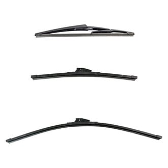 DIY Solutions® - Driver (26"), Passenger Side (16") and Rear (12") Black Wiper Blade Set