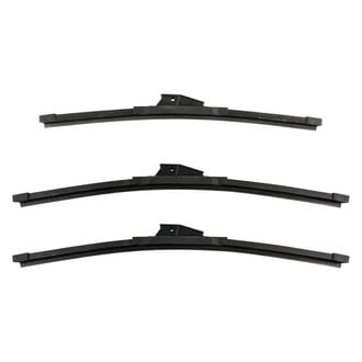 DIY Solutions® - Driver (18"), Passenger Side (18") and Rear (15") Black Wiper Blade Set