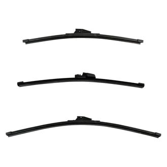 DIY Solutions® - Driver (24"), Passenger Side (18") and Rear (11") Black Wiper Blade Set