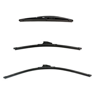 DIY Solutions® - Driver (26"), Passenger Side (18") and Rear (10") Black Wiper Blade Set