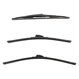DIY Solutions® - Driver (24"), Passenger Side (19") and Rear (14") Black Wiper Blade Set