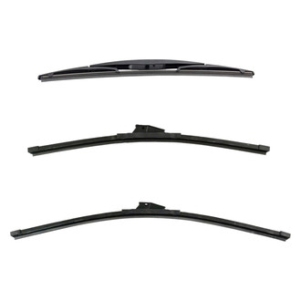 DIY Solutions® - Driver (24"), Passenger Side (19") and Rear (14") Black Wiper Blade Set