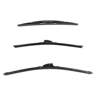 DIY Solutions® - Driver (22"), Passenger Side (20") and Rear (14") Black Wiper Blade Set