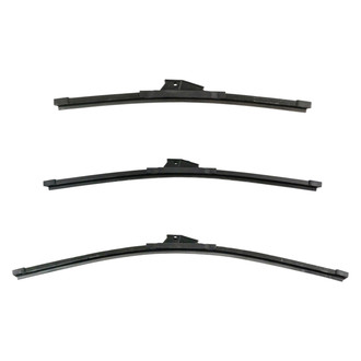 DIY Solutions® - Driver (24"), Passenger Side (20") and Rear (15") Black Wiper Blade Set