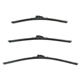 DIY Solutions® - Driver (24"), Passenger Side (20") and Rear (17") Black Wiper Blade Set