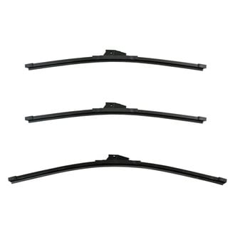 DIY Solutions® - Driver (24"), Passenger Side (20") and Rear (20") Black Wiper Blade Set
