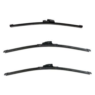 DIY Solutions® - Driver (22"), Passenger Side (22") and Rear (11") Black Wiper Blade Set