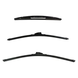 DIY Solutions® - Driver (24"), Passenger Side (22") and Rear (12") Black Wiper Blade Set