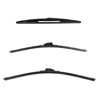 DIY Solutions® - Driver (24"), Passenger Side (22") and Rear (14") Black Wiper Blade Set