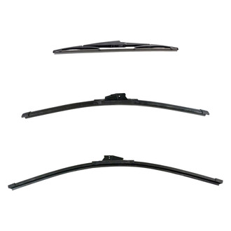 DIY Solutions® - Driver (26"), Passenger Side (22") and Rear (14") Black Wiper Blade Set