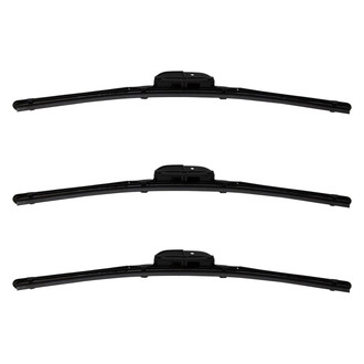 DIY Solutions® - Driver (17"), Passenger Side (17") and Rear (17") Black Wiper Blade Set
