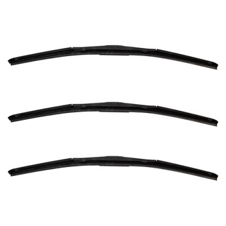 DIY Solutions® - Driver (21"), Passenger Side (21") and Rear (21") Black Wiper Blade Set
