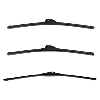 DIY Solutions® - Driver (24"), Passenger Side (20") and Rear (20") Black Wiper Blade Set